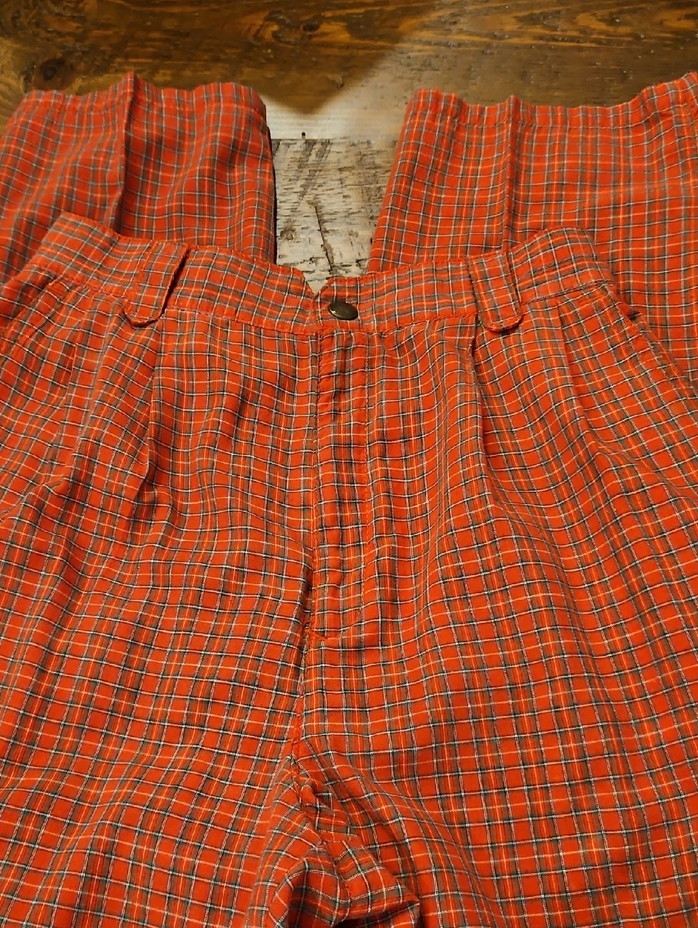 Vintage Y2k 90s Bugle Boy Plaid  Trousers